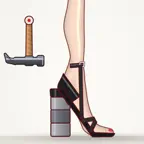 Kakato: High Heels Hammer iOS Icon