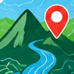 地圖小幫手－離線地圖・GPX軌跡 iOS Icon