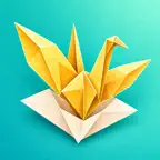 Fold Out! Paper Crane Puzzle iOS Icon