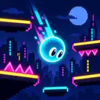 Fall Rush: Pixel Descent iOS Icon