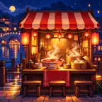 あかり夜市 - ドット絵の屋台ゲーム iOS Icon