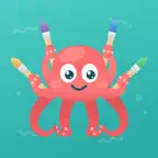 Squiggloo: Coloring Book iOS Icon