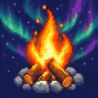 Pixel Fire Lodge iOS Icon