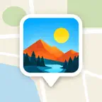 Photo Map Explorer: Travel Log iOS Icon