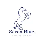 Seven Blue iOS Icon