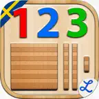 Swedish Montessori Numbers iOS Icon
