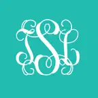 Stencil - Monogram Wallpaper Backgrounds Fashion Skins Themes iOS Icon