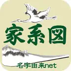 家系図 by 名字由来net 日本No.1 150万人 iOS Icon