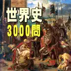 世界史3000問　受験に役立つ!世界史学習アプリの決定版 iOS Icon