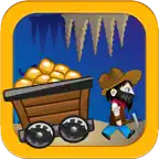Free Mine Runner Games - The Gold Rush of California Miner Game iOS Icon