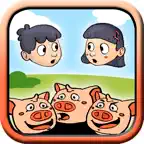 Your story with the Three Little Pigs – Interactive tales for kids iOS Icon