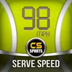 Tennis Serve Speed Radar Gun By CS SPORTS iOS Icon