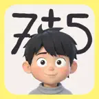 Maths learning add & subtract iOS Icon