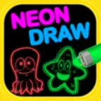 Neon Draw for Glow Art Effect iOS Icon