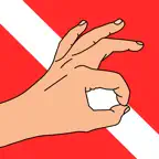 Scuba Diving Hand Signals iOS Icon