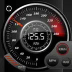 Speedo GPS Speed Tracker, Car Speedometer, Cycle Computer, Trip Computer, Route Tracking, HUD iOS Icon