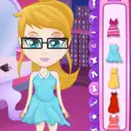 Dress up chibi for girls iOS Icon