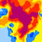 Rain radar and storm tracker for Japan iOS Icon