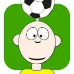 The way to the goal-The football game dribble ball iOS Icon