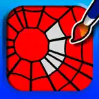 Great Coloring for Spider-Man Icon