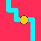 Follow the Thin Line - Move the Dot with Your Finger iOS Icon