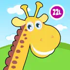 Baby First Words. Matching Educational Puzzle Games for Toddlers and Preschool Kids by Abby Monkey® Learning Clubhouse iOS Icon