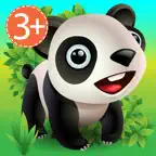 Zoo Explorer -  HugDug animals activity game for little kids. iOS Icon