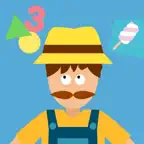 Math Tales The Farm: Rhymes and maths for kids iOS Icon