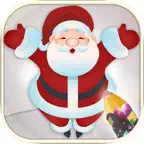 Christmas, coloring pages book iOS Icon