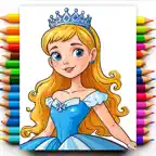 Drawing game for girls iOS Icon