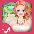 Happy Wedding- Dress up and make up game for kids who love wedding and fashion iOS Icon