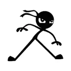 Amazing stickman ninja jump - quick climb to sky free iOS Icon
