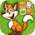 Animal pairs games - brain training iOS Icon