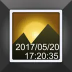 Timestamp photo and video iOS Icon