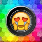 Emoji Stickers Camera (Photo Effects + Camera + Stickers + Emoji + Fun Words Meme) iOS Icon
