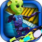 3D Skate Board Space Race - Awesome Alien Skater Racing Challenge FREE iOS Icon