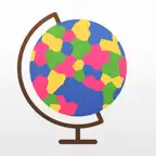 FourColor2 - Puzzle of Four Color Theorem - World Map Edition iOS Icon