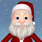 Talk with Santa Fun Game iOS Icon