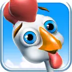 Farm Rooster Race Icon
