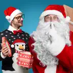 Selfie with Santa – xmas jokes Icon