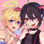 君に寄り添う天使と悪魔　[ かわいい 育成 恋愛 ゲーム ] iOS Icon