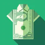 Dollar Bill Origami iOS Icon