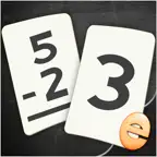 Subtraction Flash Cards Match Math Games for Kids iOS Icon