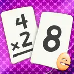 Multiplication Flash Cards Games Fun Math Problems iOS Icon