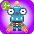 HugDug Robots - Little kids and toddlers build amazing robots and crazy machines iOS Icon