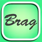 自慢や幸せ限定の匿名つぶやきSNS「ブラッガーツ」 iOS Icon