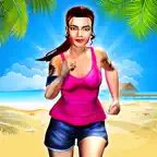 Beach Running iOS Icon