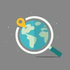 mobile tracker, number finder Icon