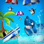 Super Penguin Rescue Free - "Marco" The Penguin vs "Steven" The Shark! iOS Icon