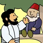 Jesus & Zacchaeus iOS Icon